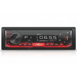 ACV AVS-819BR 1din/красная/FM/MP3/USB/BT/SD/FM/4*45/съемн.панель