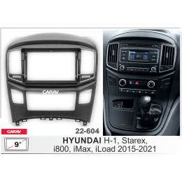 Carav 22-604: 9"  HYUNDAI H-1, Starex, i800, iLoad, iMax 2015-2021