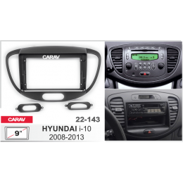 Carav 22-143: 9" HYUNDAI i-10 2008-2013