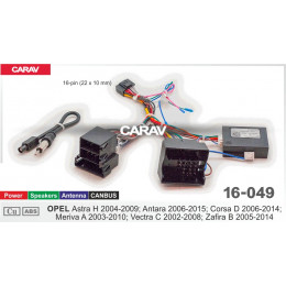 Carav 16-049 CAN-HiWorld Комплект проводов для Opel 2002+