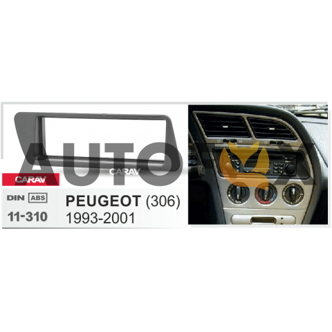 Carav 11-310 1 DIN PEUGEOT (306) 1993-2001