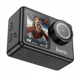 Экшн камера Hoco DV101 Wi-Fi 4K, HD с двойным экраном (black)